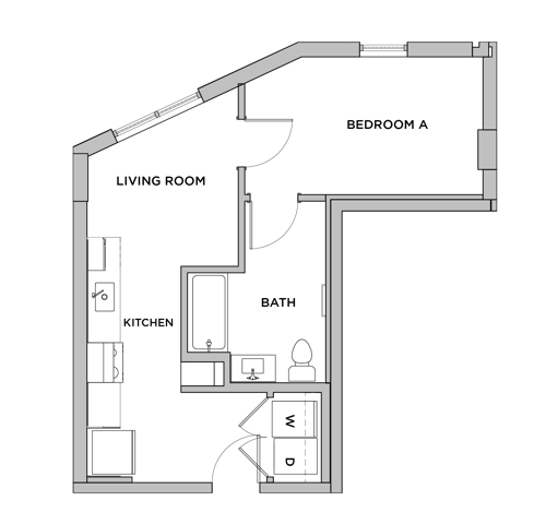 A3 - 1x1 Floor plan