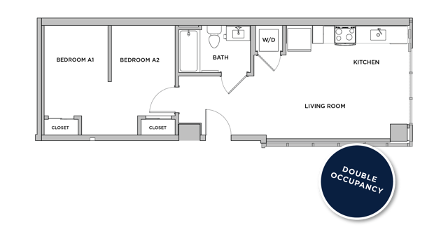 A7 - 1x1 Floor plan