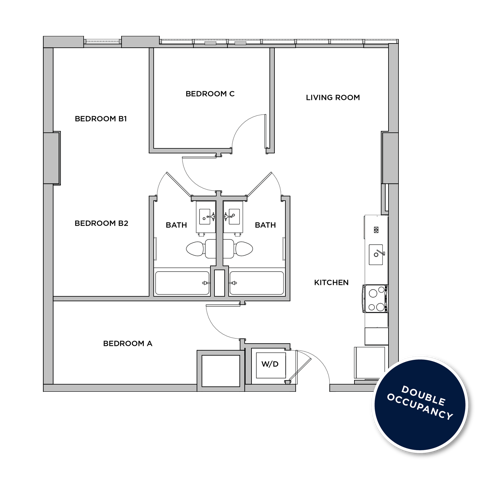 C3 - 3x2 Floor plan