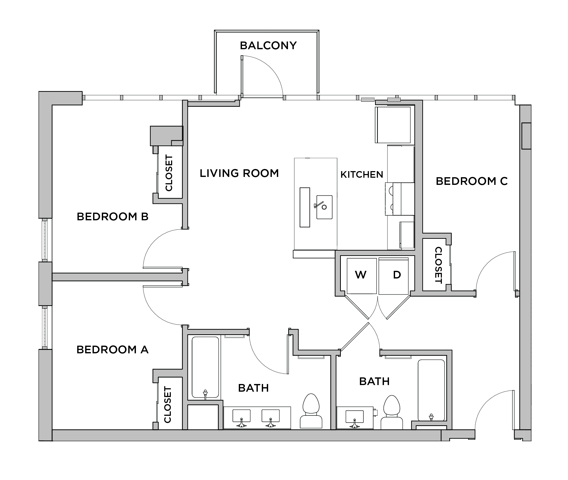 C6 - 3x2 Floor plan